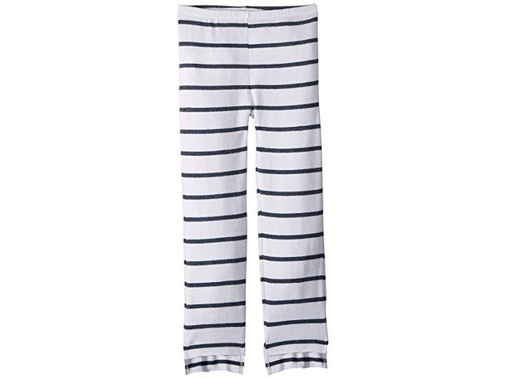 Chaser Kids Extra Soft Striped Love Knit Cropped Kick Flare High-low Pants (big Kids) (stripe) Girl's Casual Pants