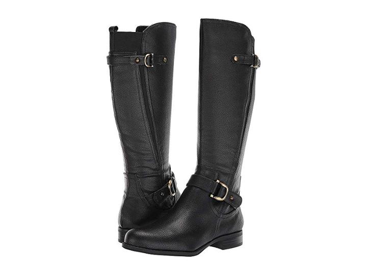 Naturalizer Jeana (black Tumbled Synthetic) Women's Shoes