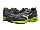 Mizuno Wave Kazan (dark Shadow/white/lime Punch) Men's Running Shoes