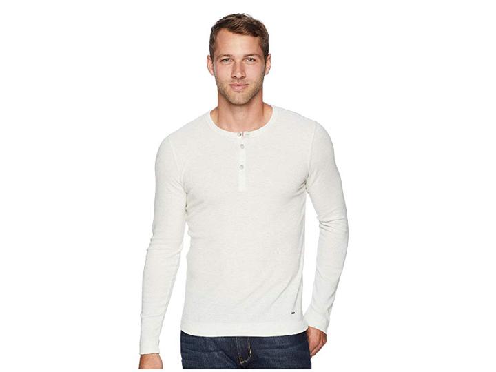 Boss Hugo Boss Trix Henley (natural White) Men's T Shirt