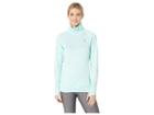 New Balance Heat Pullover (water Vapor Heather) Women's Long Sleeve Pullover