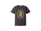 Volcom Kids Mutiny Stone Short Sleeve Tee (big Kids) (heather Black) Boy's T Shirt