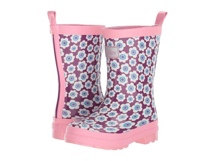 Hatley Kids Butterflies And Buds Rain Boots (toddler/little Kid) (pink) Girls Shoes