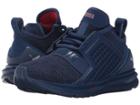 Puma Kids Ignite Limitless Knit (big Kid) (blue Depths/toreador) Boys Shoes