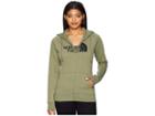 The North Face 1/2 Dome Full Zip Hoodie (four Leaf Clover/tnf Black) Women's Sweatshirt