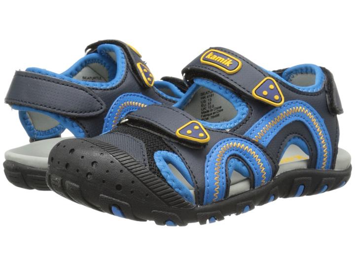 Kamik Kids Seaturtle (little Kid/big Kid) (blue) Boy's Shoes