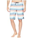 O'neill Santa Cruz Stripe Boardshorts (deep Teal) Men's Swimwear
