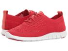 Cole Haan Zerogrand Stitchlite Oxford (tango Red) Women's Lace Up Casual Shoes