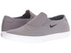 Nike Sb Portmore Ii Solarsoft Slip (gunsmoke/obsidian/white) Men's Skate Shoes
