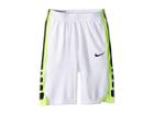 Nike Kids Dry Elite Basketball Short (little Kids/big Kids) (white/black/black) Boy's Shorts