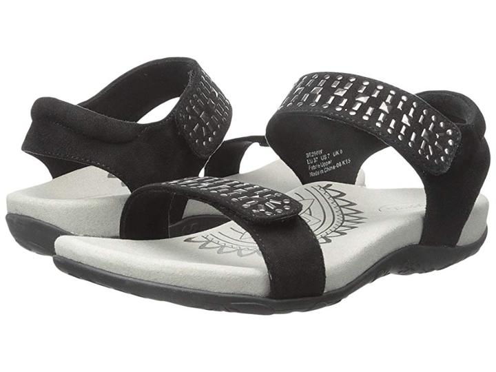 Aetrex Maria (black) Women's Sandals