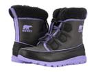 Sorel Kids Whitneytm Carnival (little Kid/big Kid) (dark Grey/paisley Purple) Girls Shoes