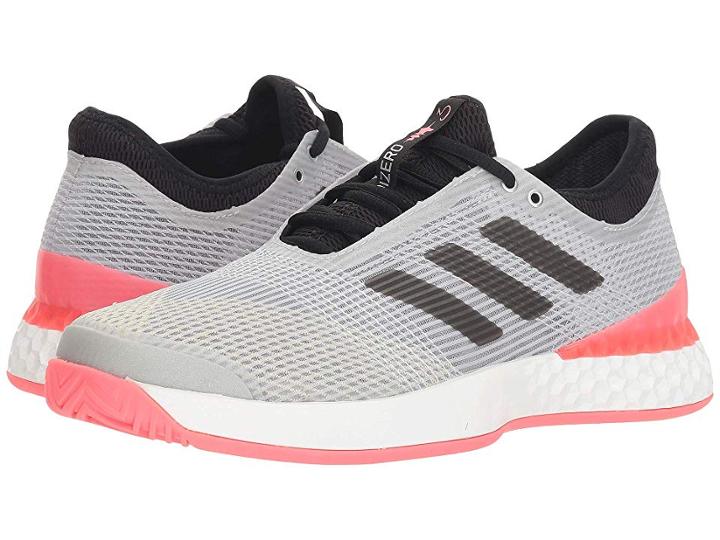 Adidas Adizero Ubersonic 3 (matte Silver/black/flash Red) Men's Shoes