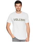 Volcom Bold Short Sleeve Heather Tee (white) Men's T Shirt