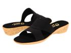 Onex Gilda (black Elastic) Women's Sandals