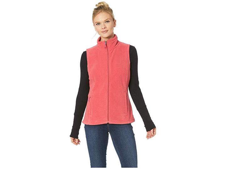 White Sierra Mountain Vest (holly Berry) Women's Vest