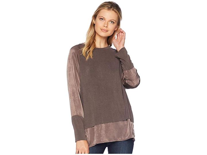Ariat Dobson Top (coffee Bean) Women's Long Sleeve Pullover
