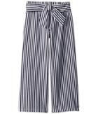 Janie And Jack Striped Wide Leg Pants (toddler/little Kids/big Kids) (multicolor) Girl's Casual Pants