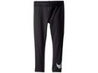 Nike Kids Dri-fit Sport Iridescent Legging (little Kids) (black) Girl's Casual Pants