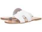 Steve Madden Sayler (white Leather) Women's Sandals