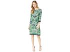 London Times Pucci Paisley Shift (navy/green) Women's Dress