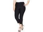 Unique Vintage Plus Size Rachelle Capri Pants (black) Women's Casual Pants