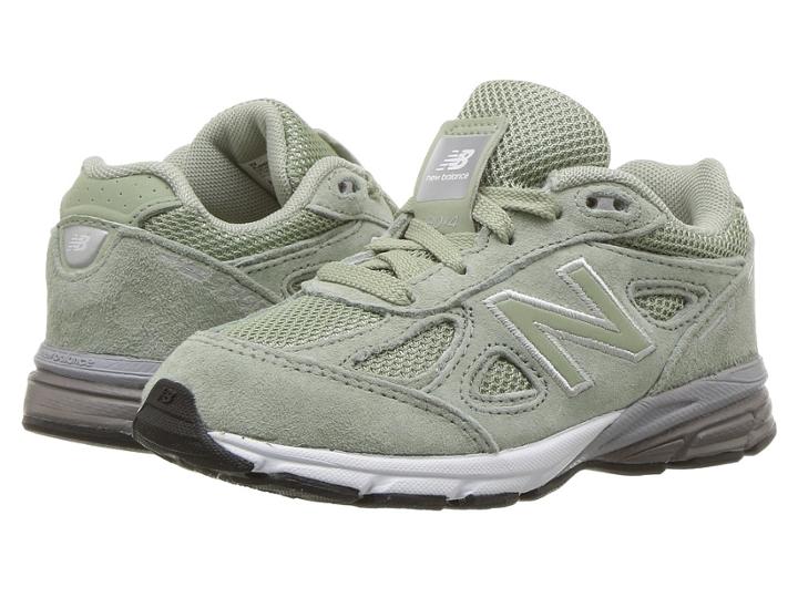 New Balance Kids Kj990v4i (infant/toddler) (silver Mint/white) Girls Shoes