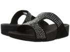 Fitflop Glitzie Slide (black) Women's Slide Shoes