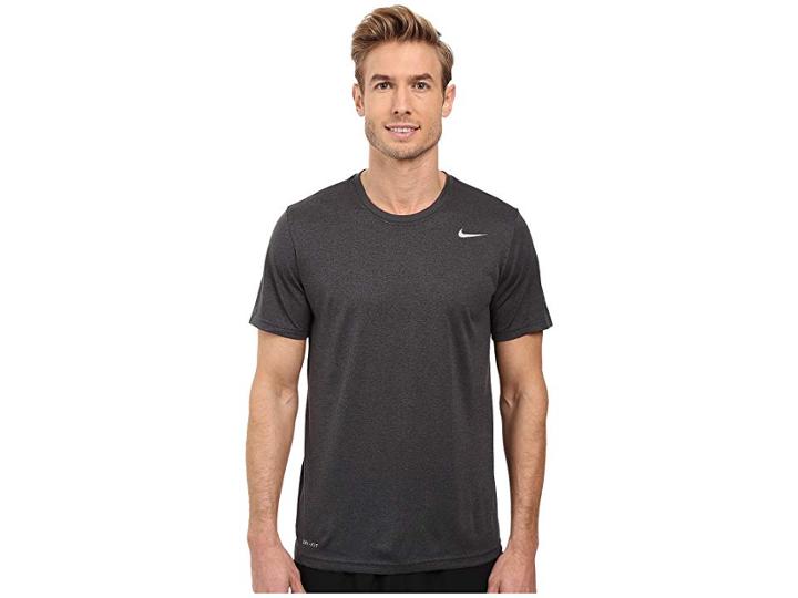 Nike Legend 2.0 Short Sleeve Tee (anthracite/black/matte Silver) Men's T Shirt