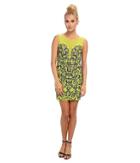 Kas New York Mika Embroidered Sheath Dress (green) Women's Dress