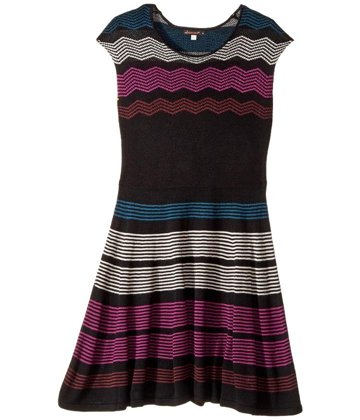 Ella Moss Girl Melaine Intarsia Sweater Dress (big Kids) (multi) Girl's Dress
