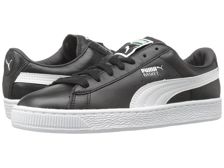 Puma Basket Classic Lfs (black/white) Men's Shoes