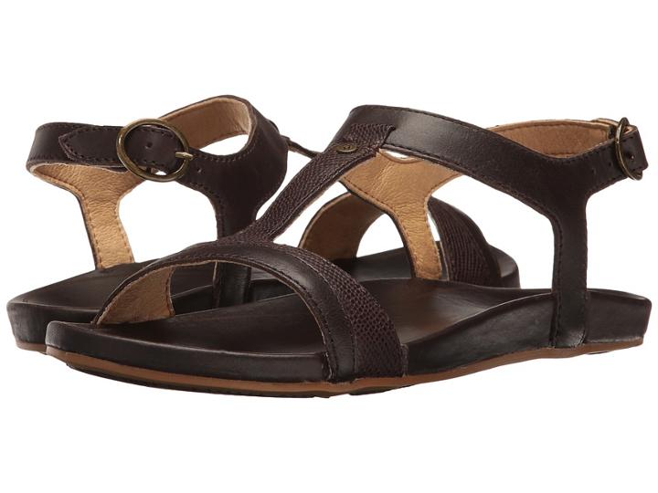Olukai Hi'ona Sandal (dark Java,dark Java) Women's Sandals