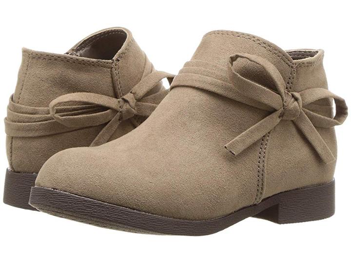 Nine West Kids Cyndees (toddler/little Kid) (taupe Microfiber) Girls Shoes