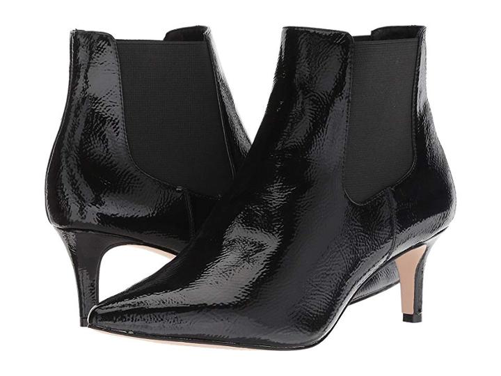 Jessica Simpson Radeline (black Crinkle Patent) Women's Shoes