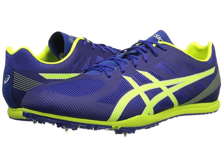 Asics Heat Chasertm (deep Blue/flash Yellow) Men's Track Shoes