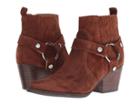 Marc Fisher Ltd Halie Bootie (medium Brown Suede) Women's Shoes