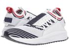 Puma Tsugi Jun Sport Stripes (puma White/peacoat/ribbon Red) Men's Shoes