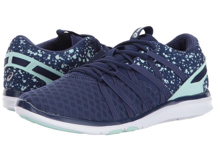 Asics Gel-fit Yui (indigo Blue/glacier Sea/silver) Women's Cross Training Shoes