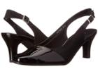 Walking Cradles Ramona (black Micro/black Patent) Women's  Shoes
