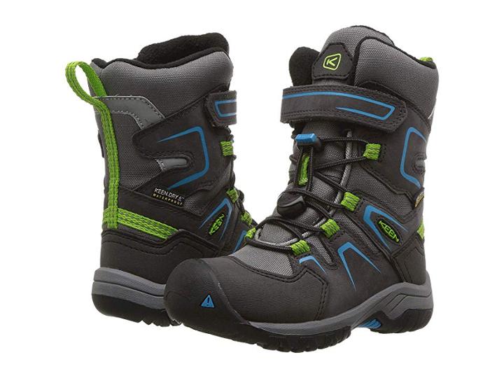 Keen Kids Levo Winter Wp (toddler/little Kid) (magnet/blue Jewel) Boys Shoes