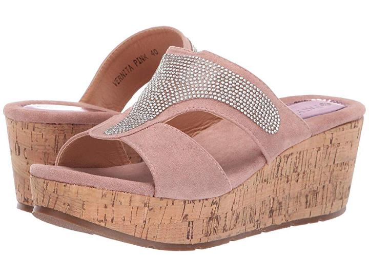 Patrizia Vernita (pink) Women's Wedge Shoes