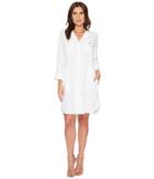 Nic+zoe Wanderlust Shirtdress (paper White) Women's Dress