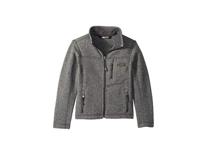 The North Face Kids Gordon Lyons Full Zip (little Kids/big Kids) (tnf Medium Grey Heather/graphite Grey) Boy's Fleece