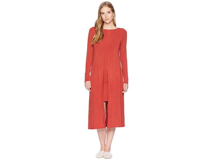 Bcbgmaxazria Ayana Layered Midi Dress (tandori Spice) Women's Dress