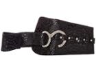 Leatherock 1709 (high Society Snake Black) Women's Belts