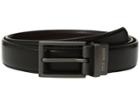 Steve Madden 32mm Smooth Reversible Belt (black/brown) Men's Belts