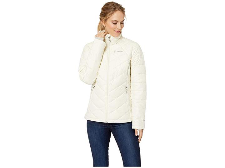 Columbia Heavenlytm Jacket (light Bisque) Women's Coat