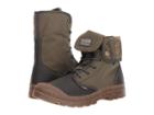 Palladium Baggy Explorer Corduroy (beluga/olive Knit/khaki) Men's Lace-up Boots