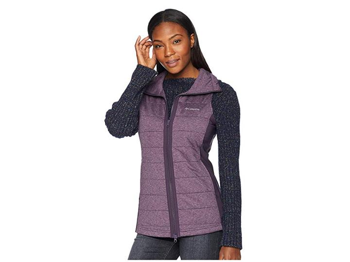 Columbia Place To Placetm Vest (dark Plum) Women's Vest